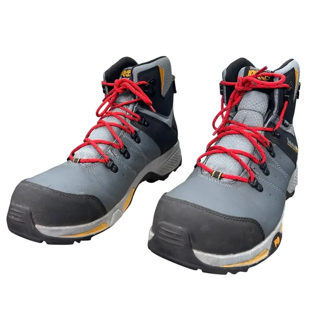 Timberland PRO Men's Switchback WP Grey Safety Boots Size US 11